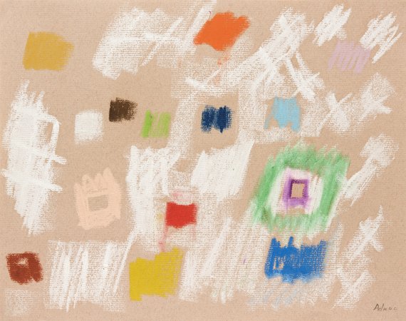 Untitled , c. 1970. © Etel Adnan, courtesy Galerie Lelong