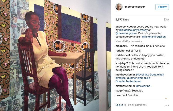 Njideka Akunyili Crosby Is Cooper's Favorite Artist