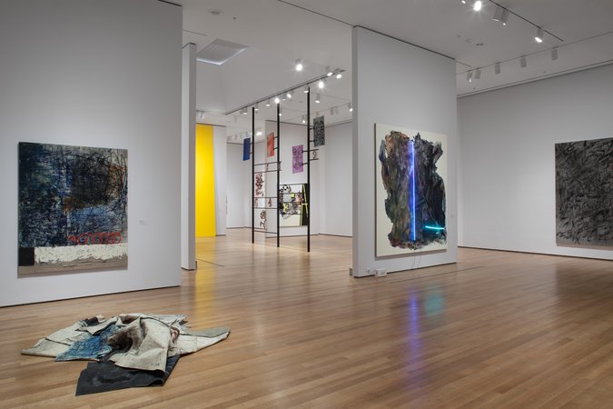 Installation view of "The Forever Now: Contemporary Painting in an Atemporal