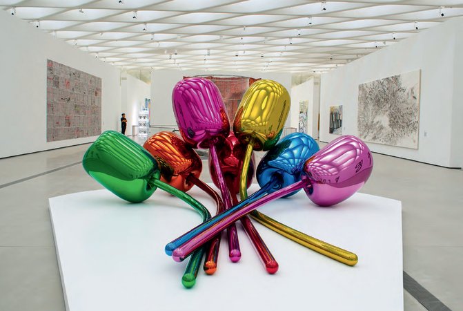 Jeff Koons, Tulips, 1994-2004