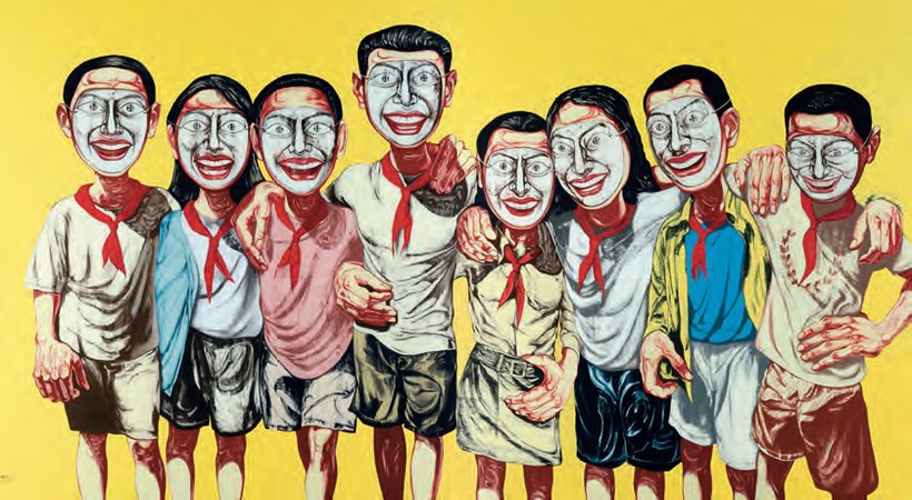 Zeng Fanzhi, Mask Series 1996 No. 6, 1996