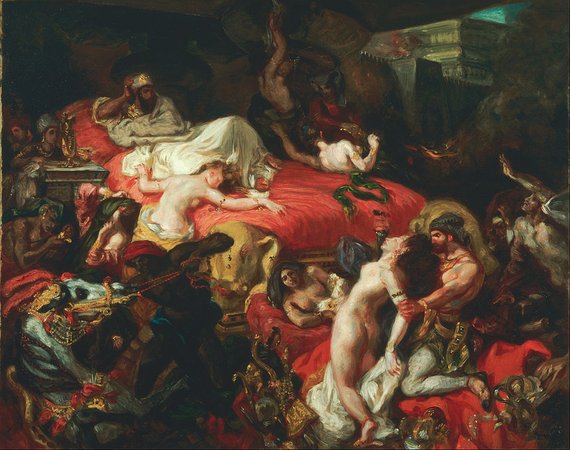 Eugene Delacroix, Death of Sardanapalus, 1844