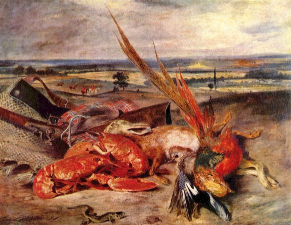 Eugene Delacroix, Still Life With Lobsters, 1826 - 1827