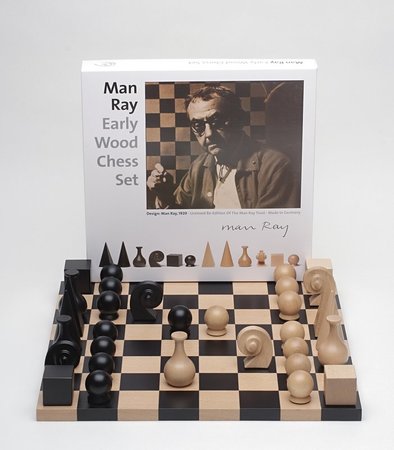 MAN RAY Wood Chess Set, 1920