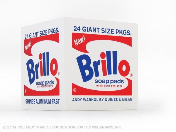 AFTER ANDY WARHOL Brillo Box POUF White, 2012