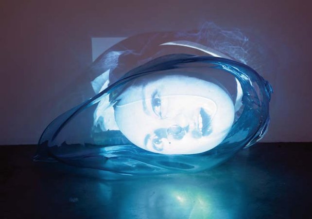 Tony Oursler, Blue Host, 2001