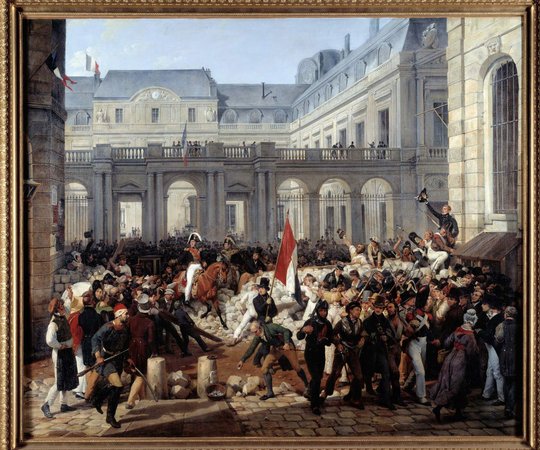 Horace Vernet, The Duc d’Orléans on His Way to the Hôtelde- Ville, 31 July 1830, 1832