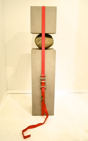 Mexican artist Jose Dávila is most known for his ongoing Joint Effort sculpture series