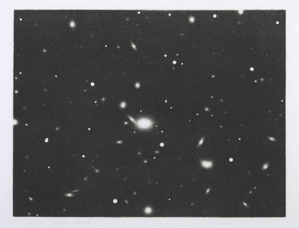 Vija Celmins, Galaxy , 1975