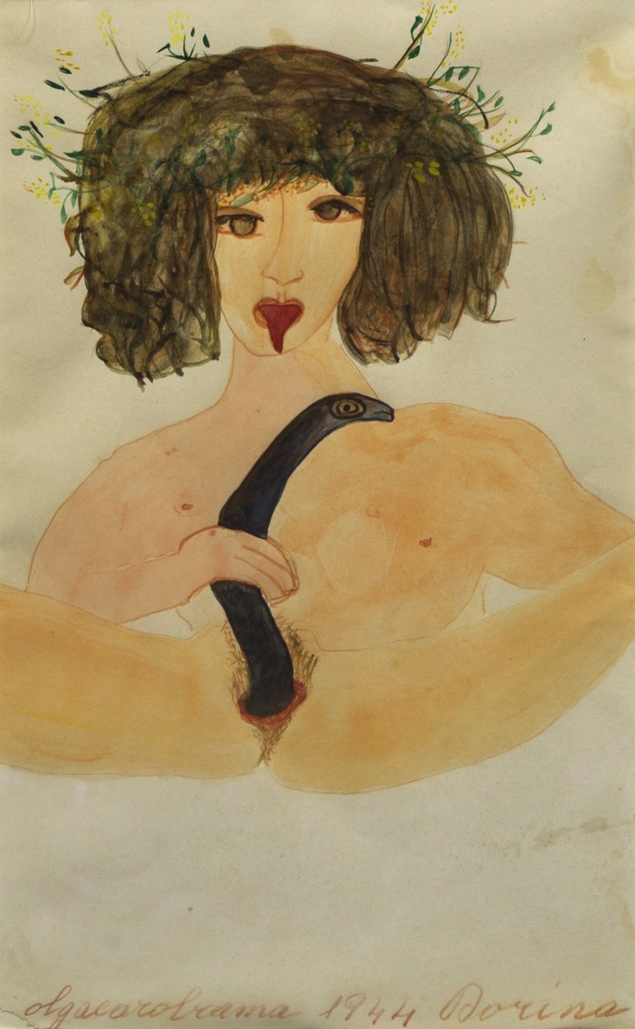 Dorina, 1944. Watercolor on paper © Associazione Archivio Carol Rama