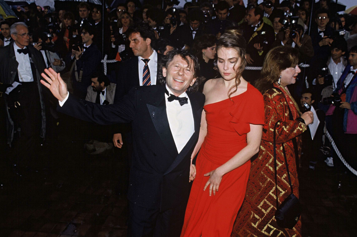 Louis Malle, Monica Vitti, and Roman Polanski at the 1968 Cannes