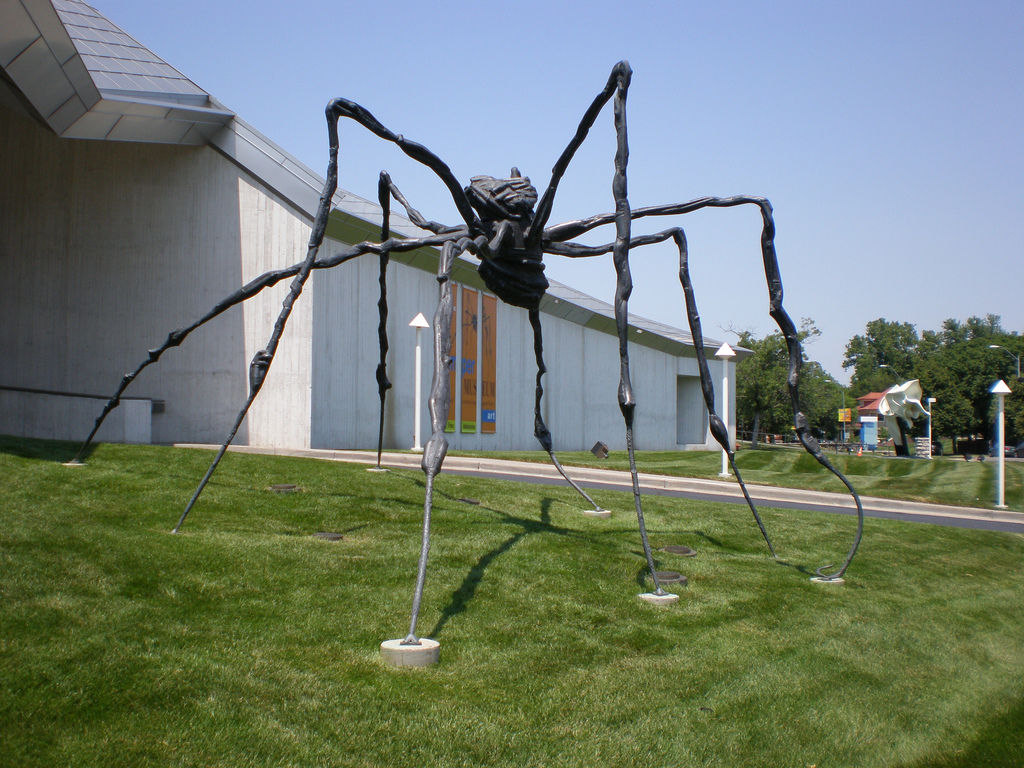 Louise Bourgeois: Spider 1996 - Jenny Holzer: The Living Series