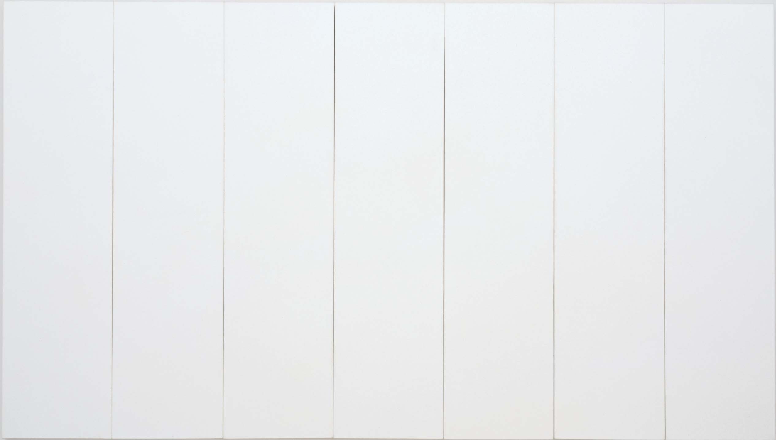 Robert Rauschenberg, White Painting (Seven Panel), 1951