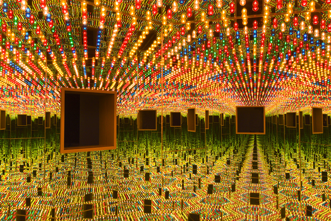 Yayoi Kusama: Kusama Infinity - It sure would be fun if Yayoi Kusama ran  everything, and buildings looked like this! FYI - this image is Louis  Vuitton's Fifth Avenue building as it