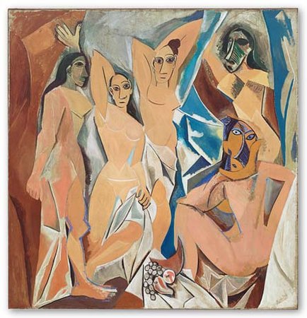 Pablo Picasso Les Demoiselles d’Avignon, 1907; Image courtesy of MoMA