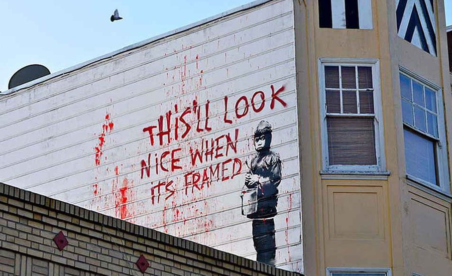 Street Artist Banksy Calls Exhibition in London 'Disgusting