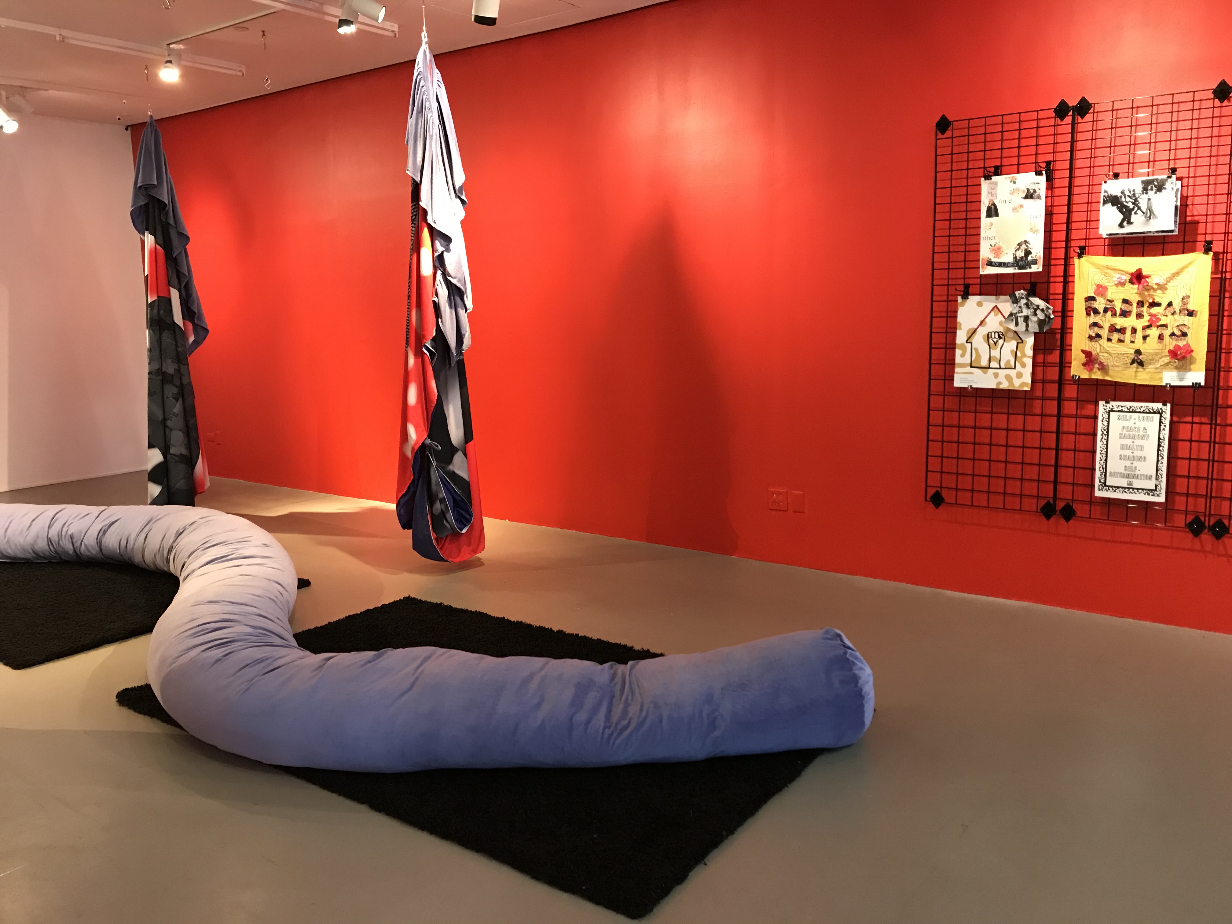 The Black School's installation at the New Museum. Photo: Artspace.