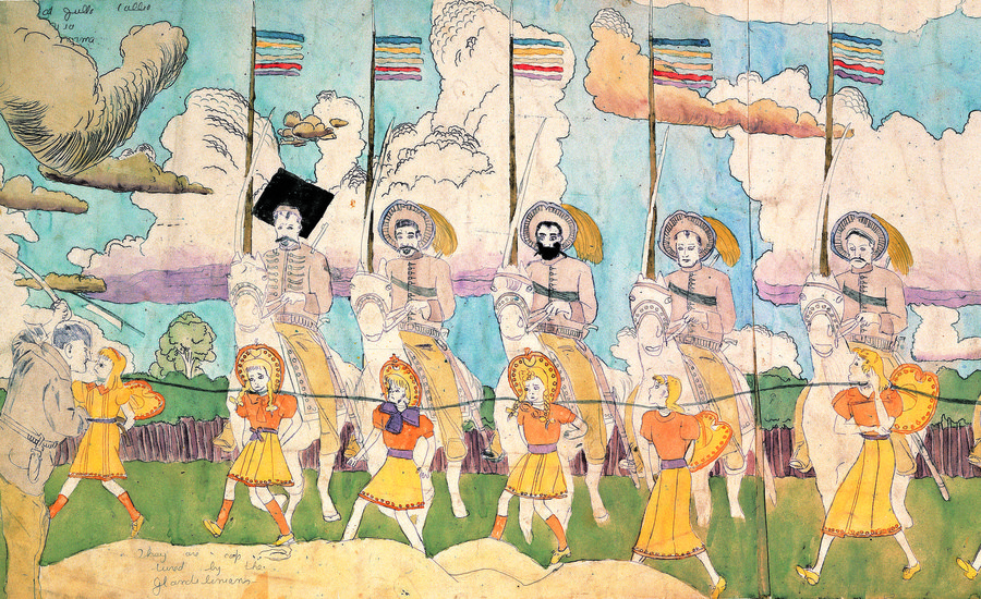 The Mysterious Story of Outsider Artist Henry Darger & the Vivian Girls of the "Realms of the Unreal"