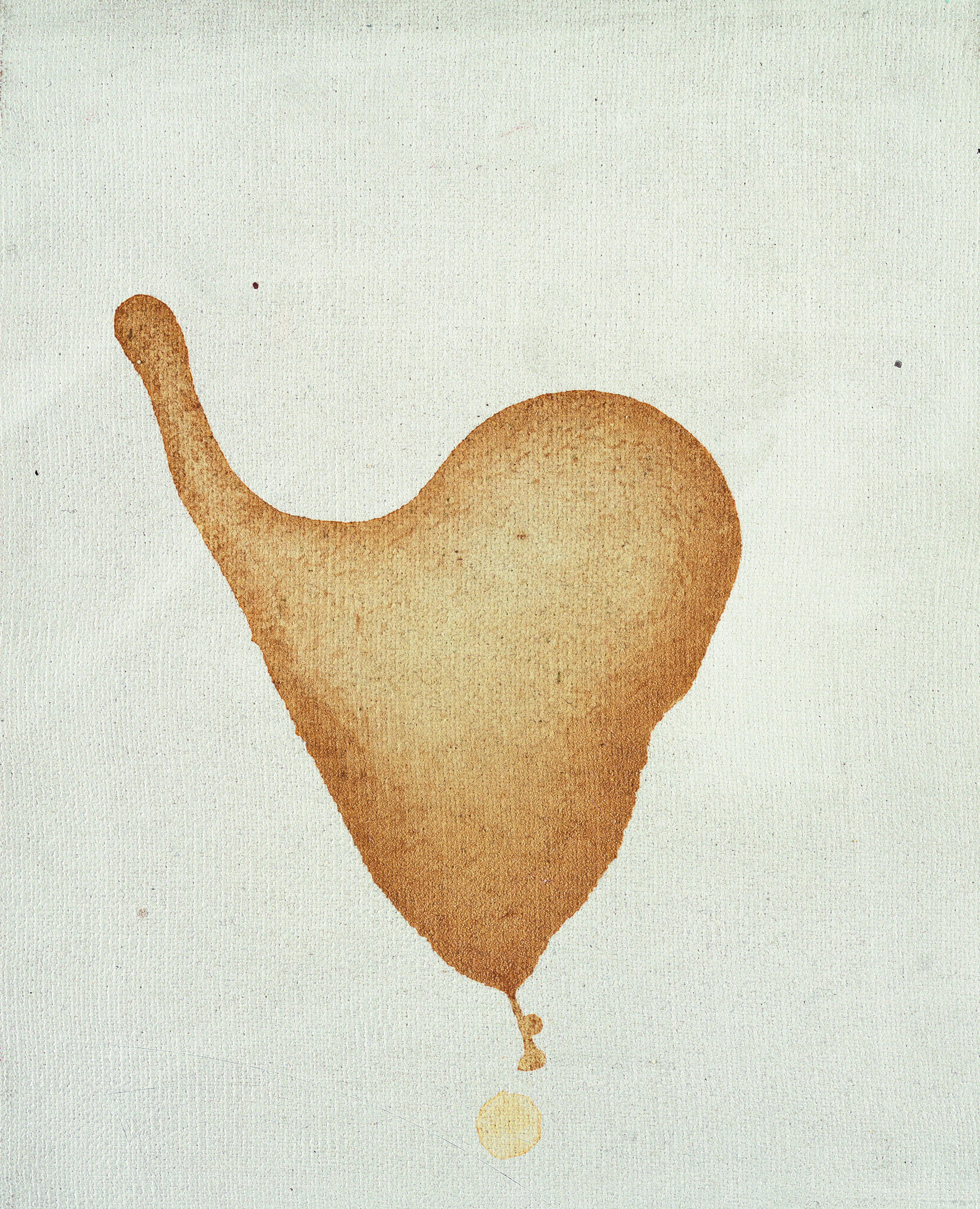 Andy Warhol, Cum, 1977–78, semen on cotton. The Andy Warhol Museum, Pittsburgh; Founding C