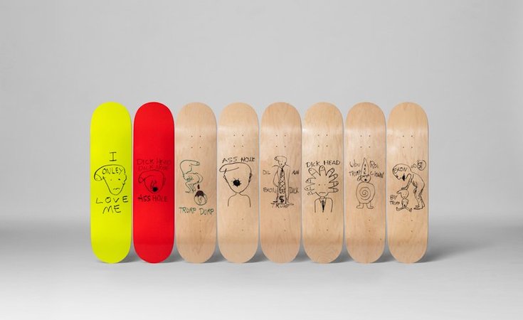 Sotheby's to auction off the complete set of Supreme skate decks