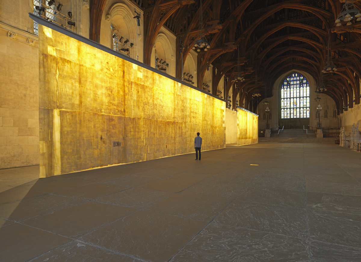 The Ethics of Dust: Westminster Hall on view at the Westminster Hall London (2016). Photog