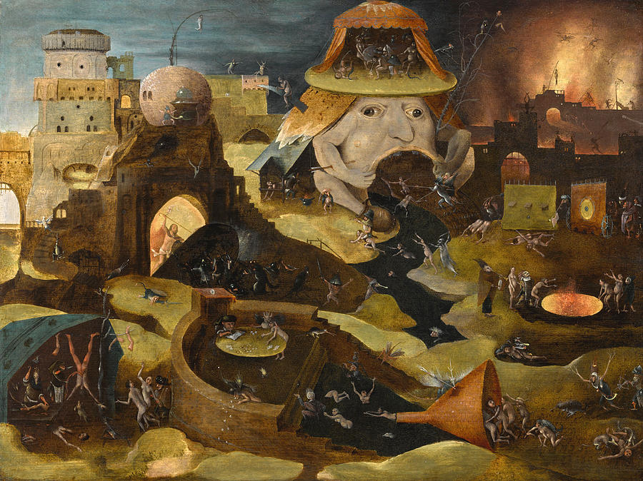 medieval paintings of hell