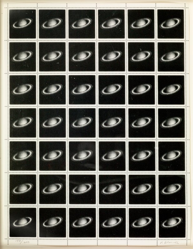 Saturn Stamps, 1995, offset lithograph, edition of 200, available for purchase from Artspa