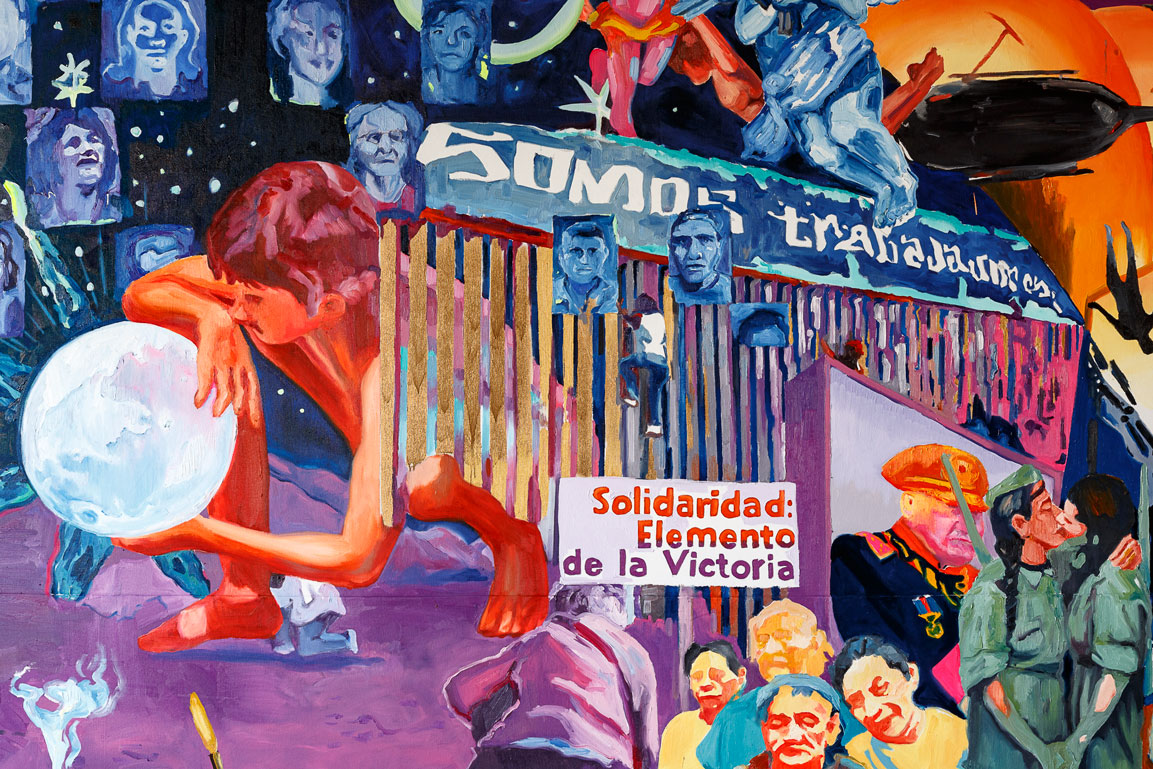 Marcela Cantuária, La larga noche de los 500 años, 2019 (detail)