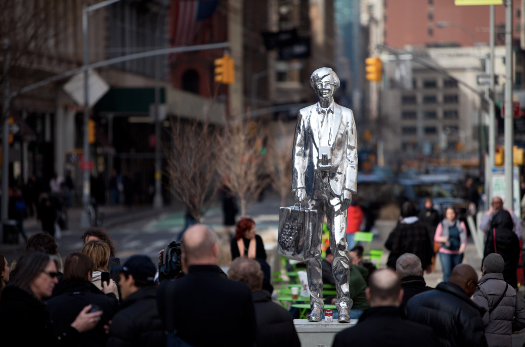 Rob Pruitt - The Andy Monument, 2011 photo by James Ewing courtesy Public Art Fund