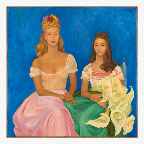 Diego Rivera, Portrait of Frances Ford Seymour and Frances De Villers Brokaw, (1941)