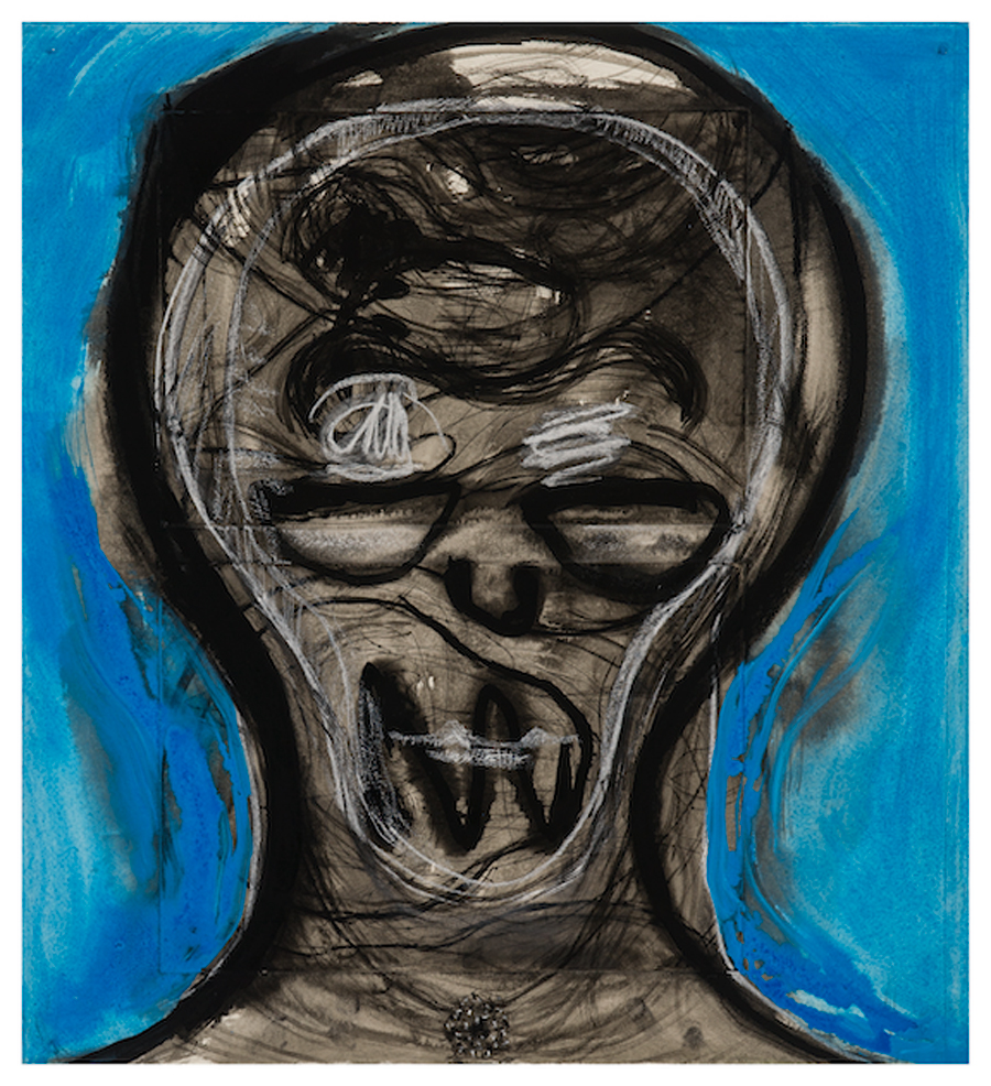 Huma Bhabha - Untitled, 2021. Digital archival print on Epson Hot Press Natural 330g/m2 pa