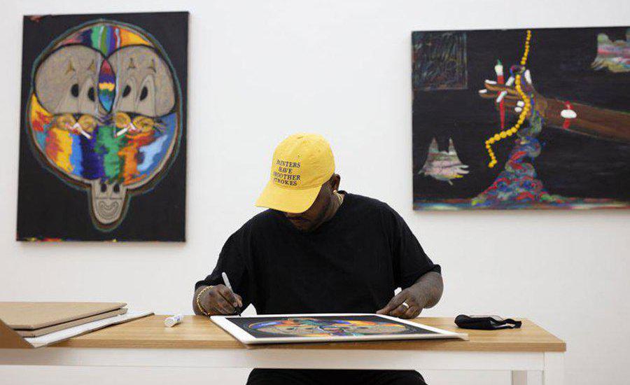 Devin Troy Strother describes his new Artspace and Free Arts NYC edition - ‘It’s similar to just growing as a black person; gotta code switch, and juggle all type situations’