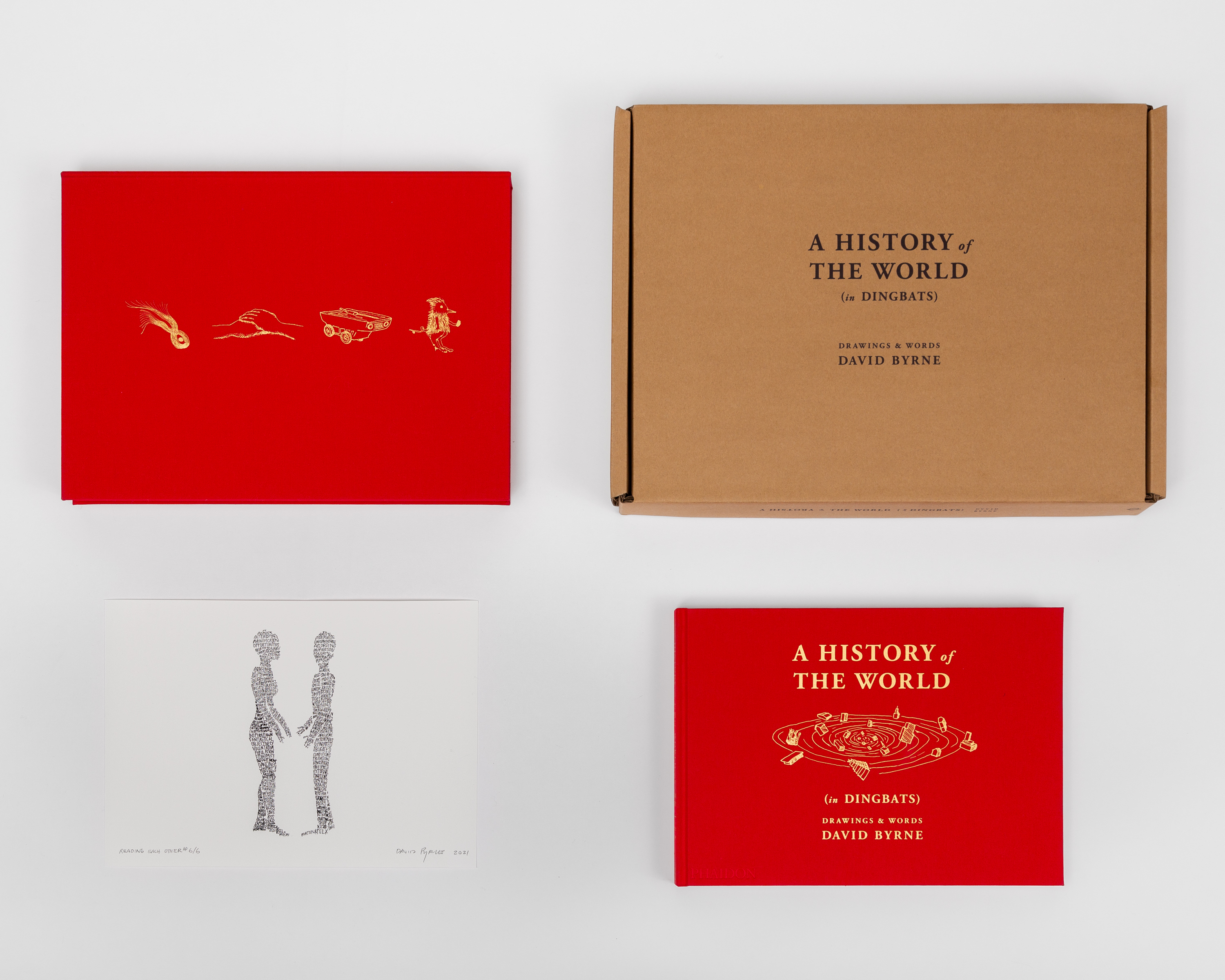 Phaidon's A History of the World (in Dingbats) limited edition book and  Digital archival 