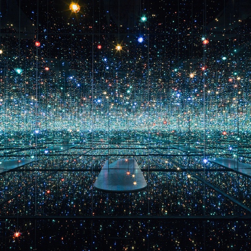 ANATOMY OF AN ARTWORK Infinity Mirrored Room – The Souls of Millions of Light Years Away by Yayoi Kusama