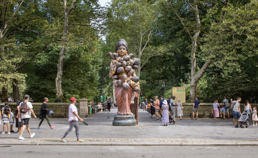 Bharti Kher’s monumental maternal figure goes on show in Manhattan