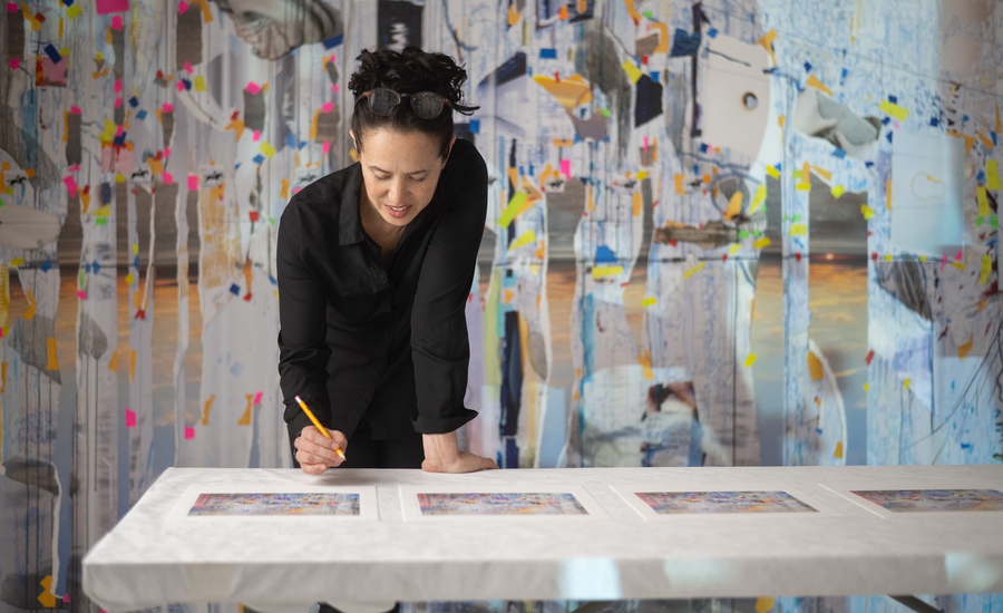 Sarah Sze: ‘The edition is super important to me in terms of its collaging aspects. If you look at it from left to right, it invites you to move your body around it in the same way sculpture does’