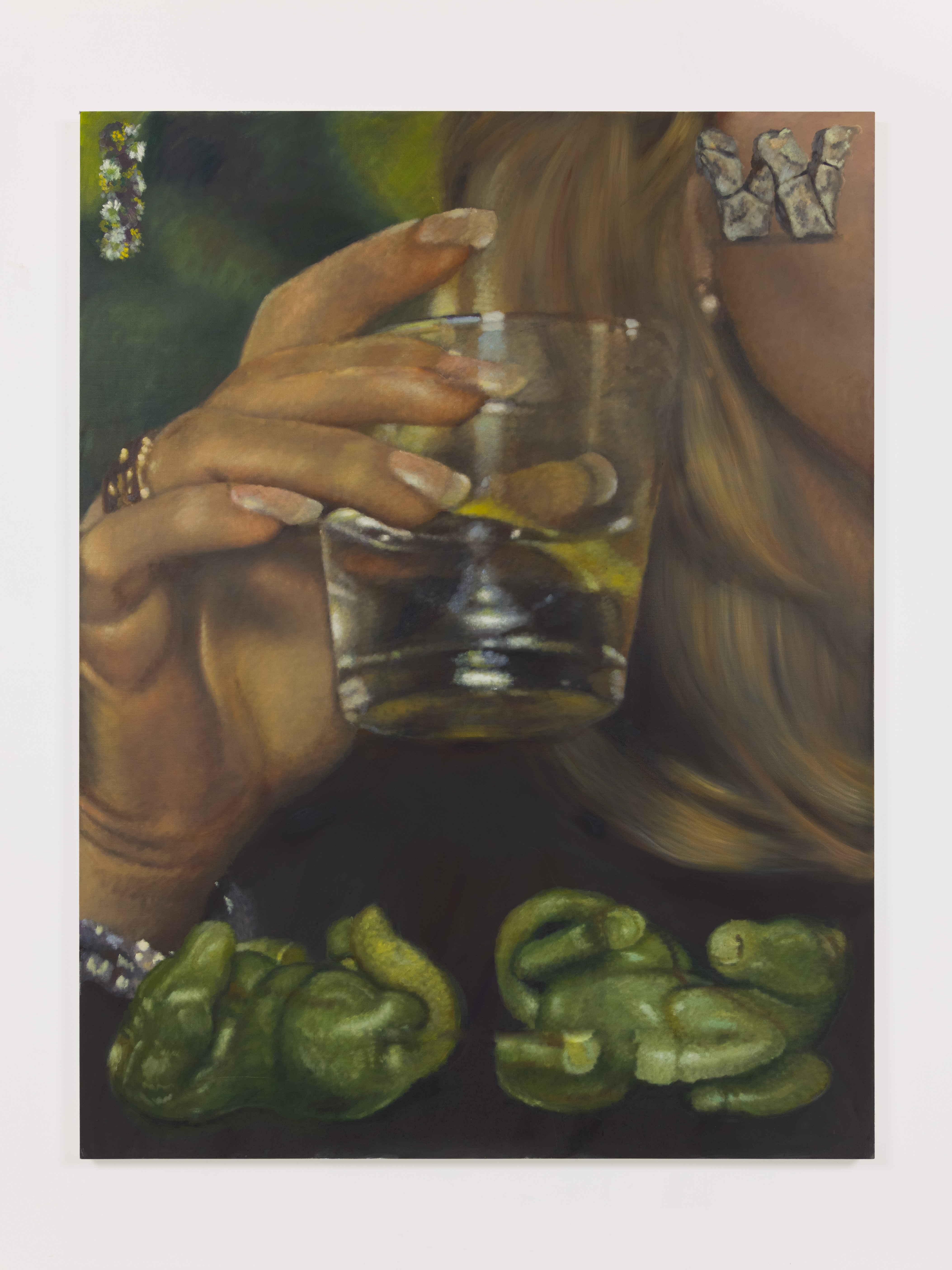 Issy Wood - Goldie Hawn’s character with drinking problem, 2020 Oil on linen
