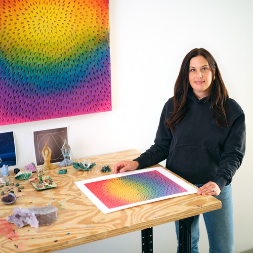Jennifer Guidi – ‘Art was a way to get into a different space. I think that’s what connected me to …