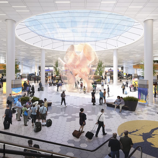 Uman and Felipe Baeza create installations for new JFK terminal