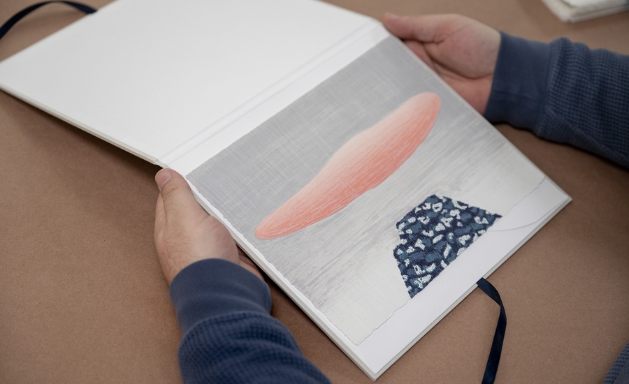 The story behind William Monk’s new lithograph, Mount Atom, 2025