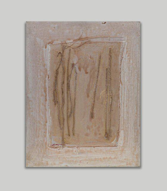 Adja Yunkers - String Drawing #7, Painting