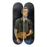 Albert Oehlen, Selbporträt Mit Palette