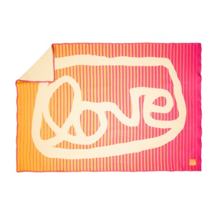 Alexandra Grant, grantLOVE x Faribault Mill LOVE Throw Blanket - Sunset