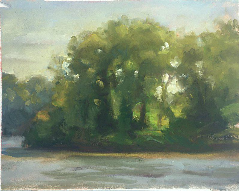 Amanda Joy Brown - Island-Percy Priest, Work on Paper