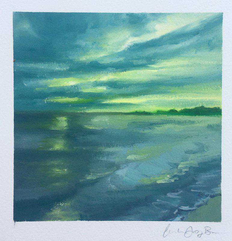 view:60866 - Amanda Joy Brown, Phthalo-Green Dusk - 