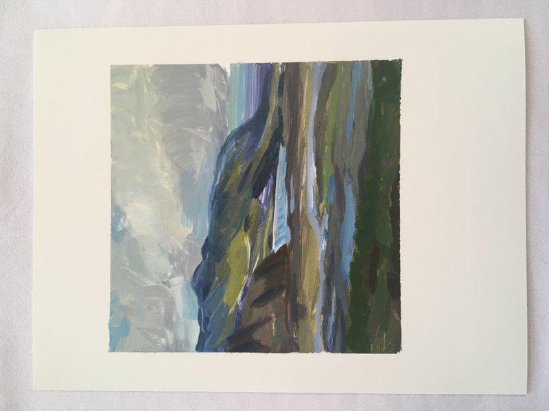 view:60895 - Amanda Joy Brown, Yupo-Icelandic Glacier - 