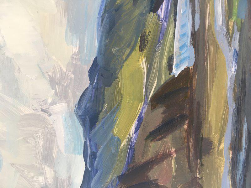 view:60896 - Amanda Joy Brown, Yupo-Icelandic Glacier - 