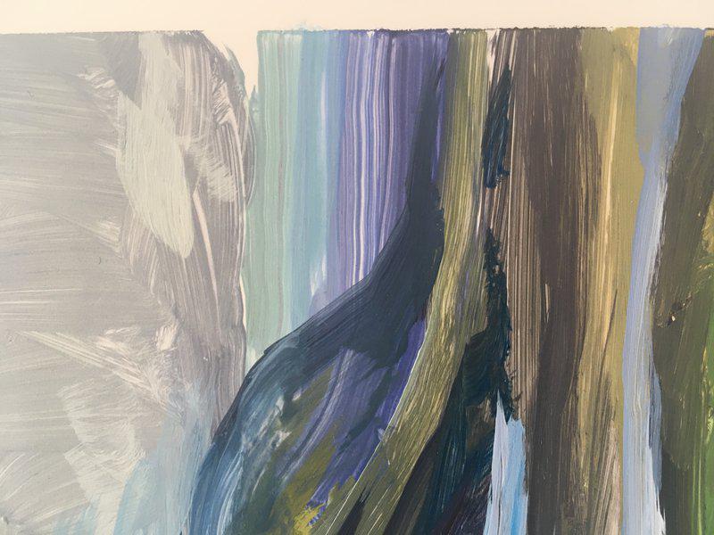 view:60897 - Amanda Joy Brown, Yupo-Icelandic Glacier - 