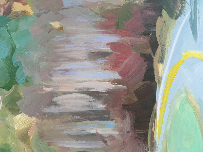 view:60906 - Amanda Joy Brown, Yupo-Roadside Foliage - 