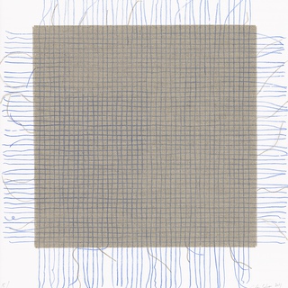Analia Saban, Transcending Grid (Blue)